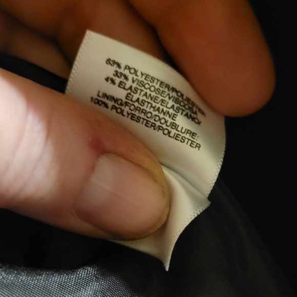 NWT black blazer with white trim,  Sz 16, Nine West - Picture 6 of 7